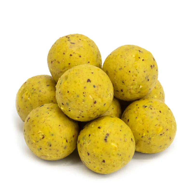BAT-Tackle Böse Boilies 500g - 18mm - Banana & Toffee - yellow