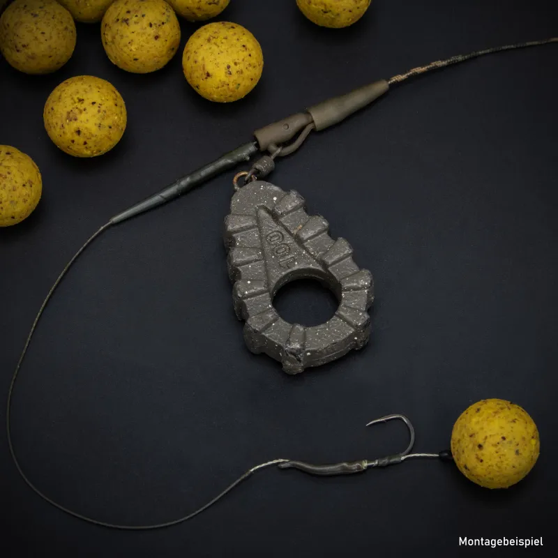 BAT-Tackle Böse Boilies 500g - 18mm - Banana & Toffee - yellow
