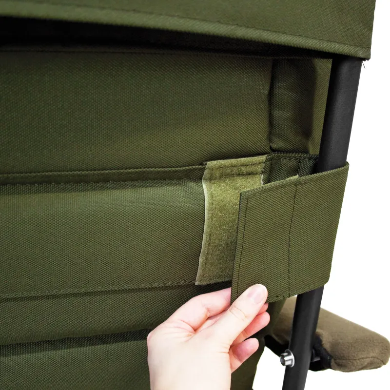 BAT-Tackle Chillzone Super Recliner Chair mit Armlehnen und Kissen