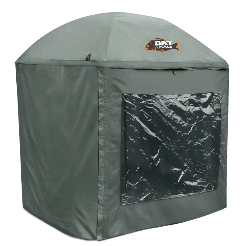 BAT-Tackle Covered Umbrella Shelter Grün - 1,7x1,7m - 1 Stück