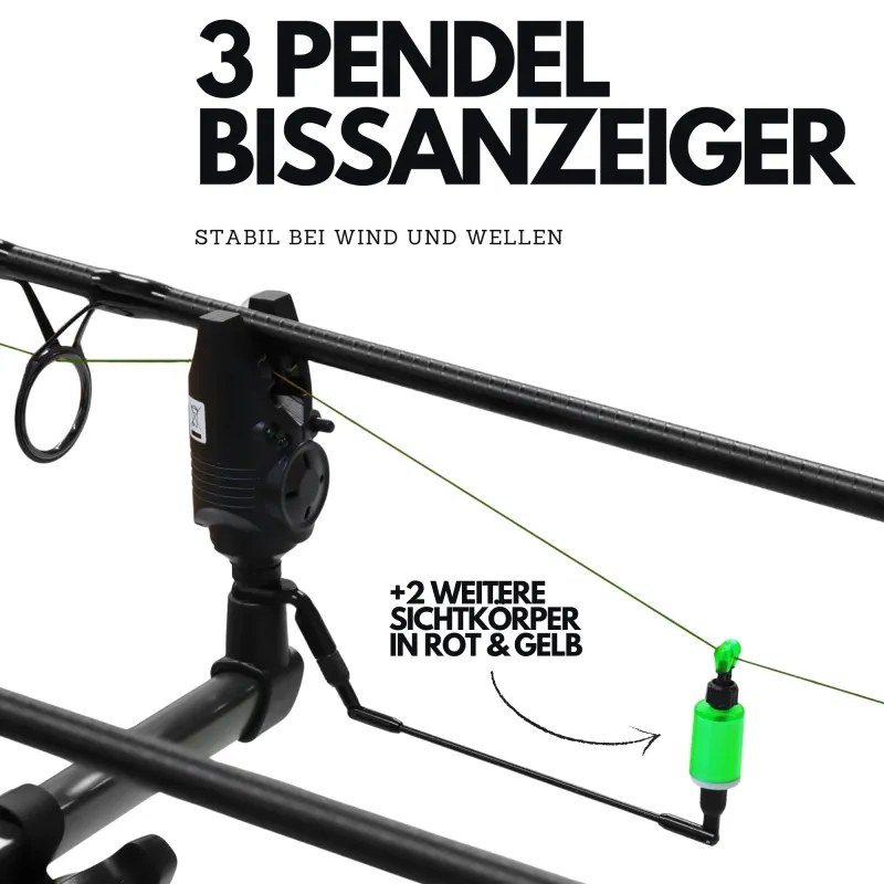 BAT-Tackle Indicator Bißanzeiger System Set 3+3