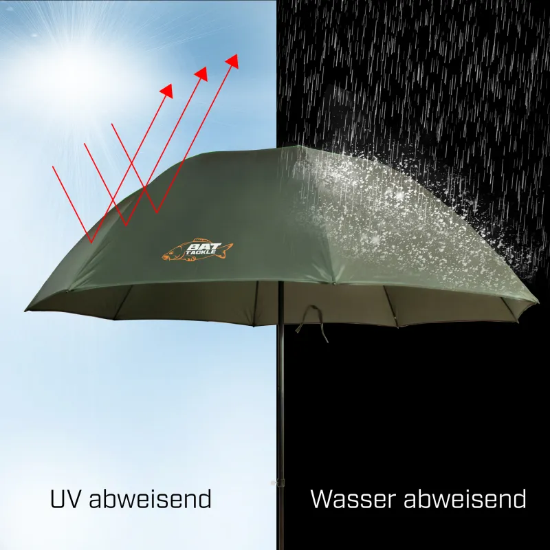 BAT-Tackle RX Angelschirm Bogenmaß 2,50m 2,50m Bogenmaß, 200cm Durchmesser