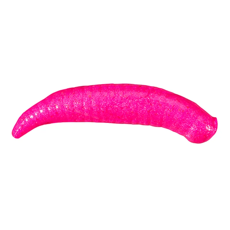 Berkley Gulp! Floating Pinched Crawler 1" Bubblegum Bubblegum - 14Stück