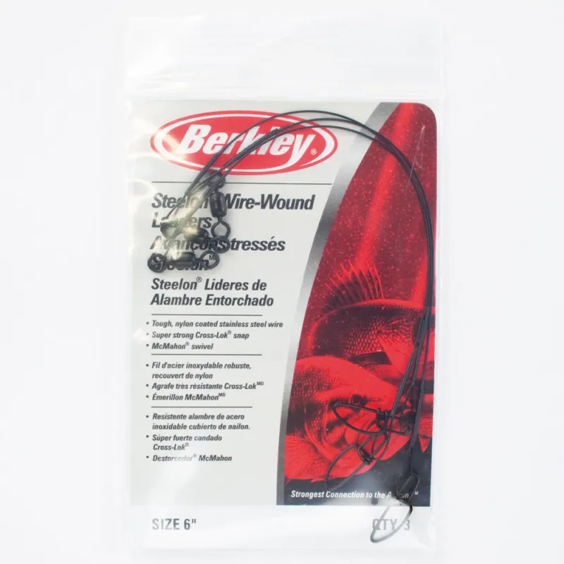 Berkley MC MAHON WIRE WOUND STEELON LEAD 6IN 20LB