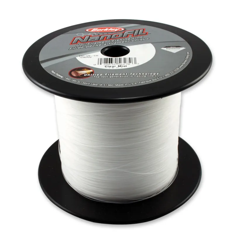 Berkley Nanofil Transparent 0,08mm 1m von der Großspule 1800m - 0,08mm - Nebel-transparent - 4,012kg