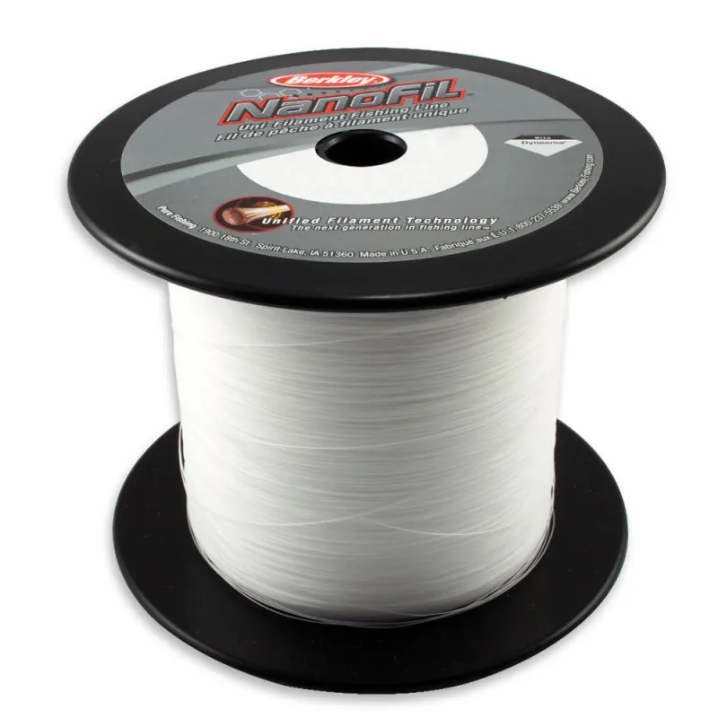 Berkley Nanofil Transparent 0,08mm 1m von der Großspule 1800m - 0,2801mm - nebel-transparent - 20,126kg