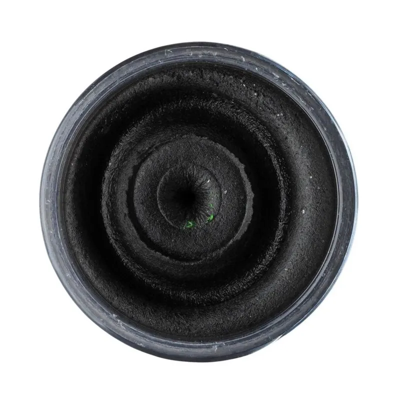 Berkley PowerBait® Natural Glitter Trout Dough Black - Garlic - 50g