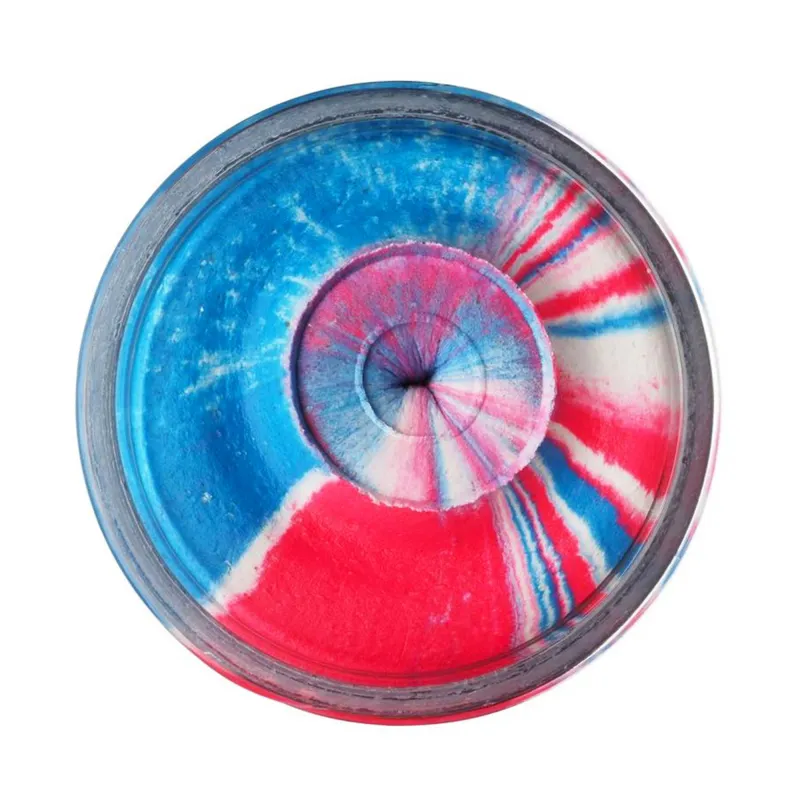 Berkley PowerBait® Natural Glitter Trout Dough Captain America Glitter - Garlic - 50g