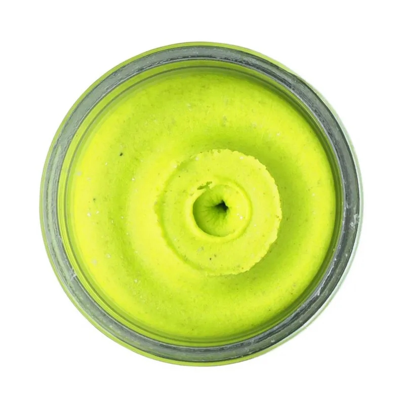 Berkley PowerBait® Natural Glitter Trout Dough Chartreuse Glitter - Garlic - 50g