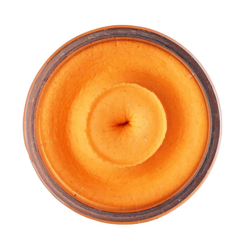 Berkley PowerBait® Natural Glitter Trout Dough Fluorescent Orange Glitter - Garlic - Garlic - 50g