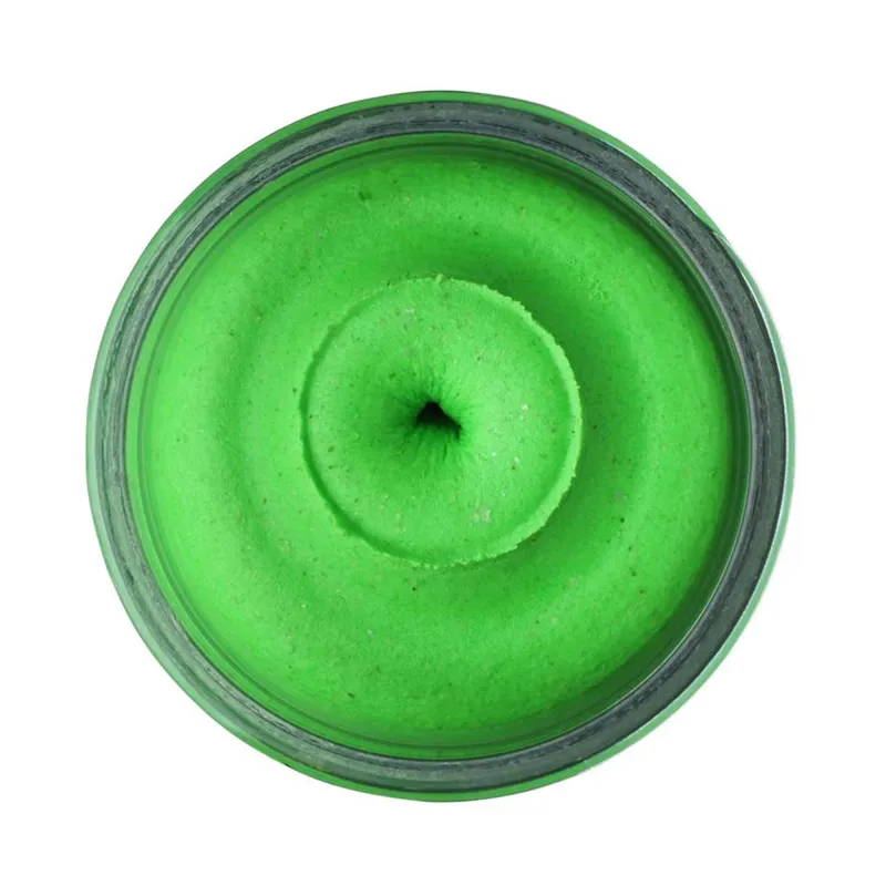 Berkley PowerBait® Natural Glitter Trout Dough Spring Green Glitter - Garlic - 50g