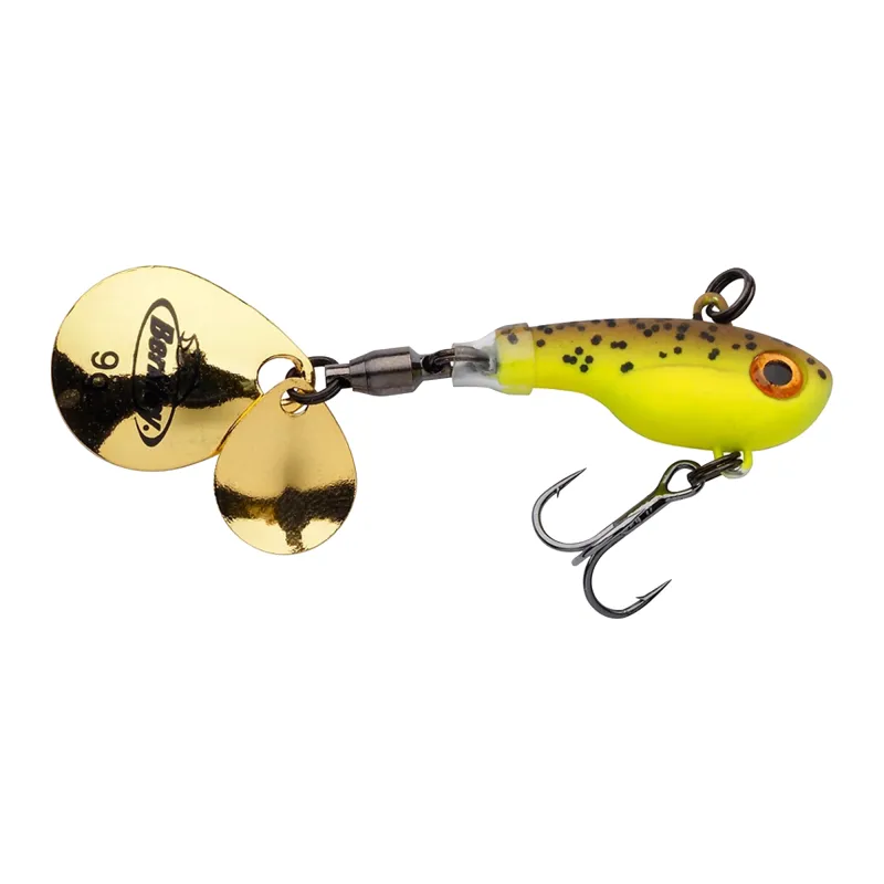 Berkley Pulse Spintail Brown Chartreuse - 9g