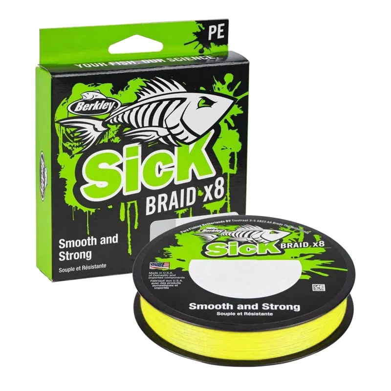 Berkley Sick Braid 0,06mm - HV Yellow - 150m