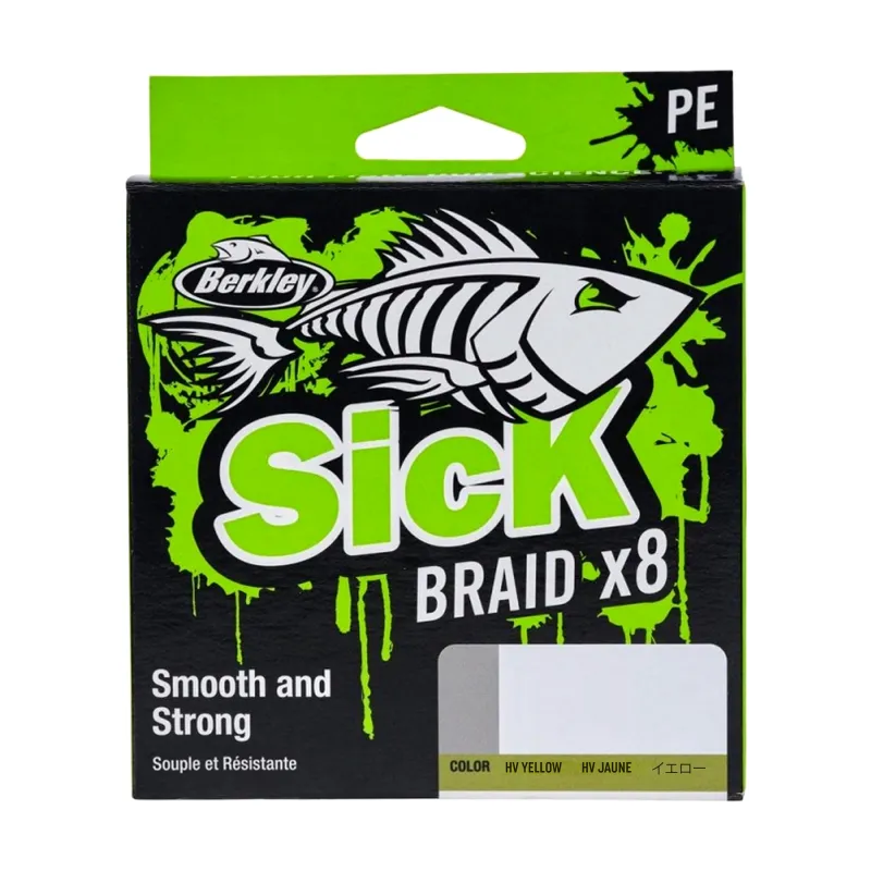 Berkley Sick Braid 0,06mm - HV Yellow - 150m
