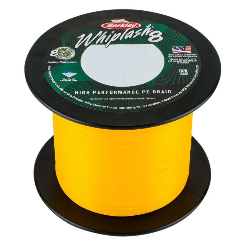 Berkley Whiplash 8 yellow 0.08mm 1m von der Großspule TK12,9kg - 0,08mm - 1m von der Großspule