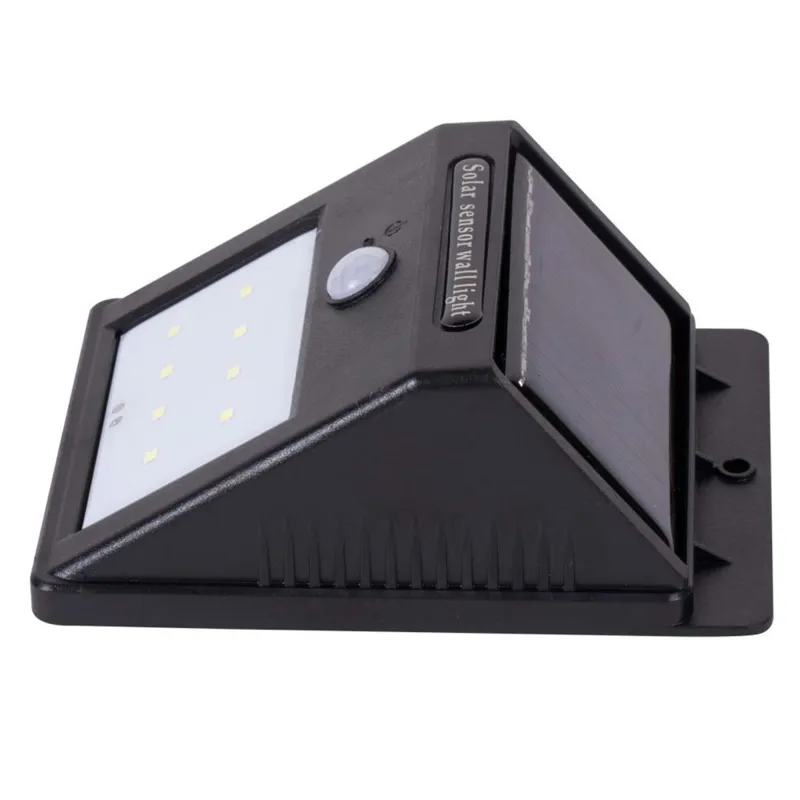 Bewegungsmelder Wand-Solarlampe mit 8 LEDs