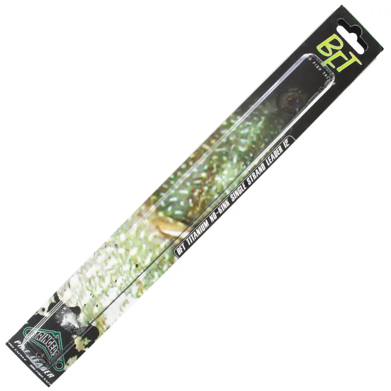 BFT Titanium Single Strand Stiff 12" leader Vorfach