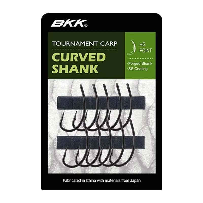BKK Curved Shank Forged Shank SS Coating - 10Stück - Gr.6