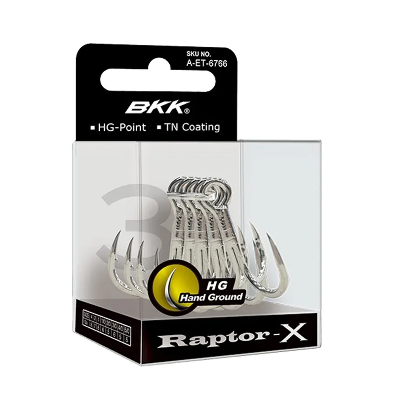 BKK Raptor-X Bright Tin - 9Stück - Gr.8