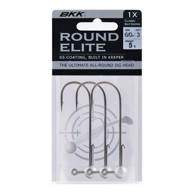 BKK Round Elite - Classic Bait Keeper 15g - Gr.1/0 - 3 Stück