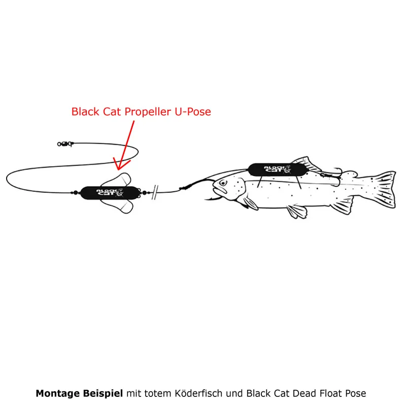 Black Cat Propeller U-Pose 10g