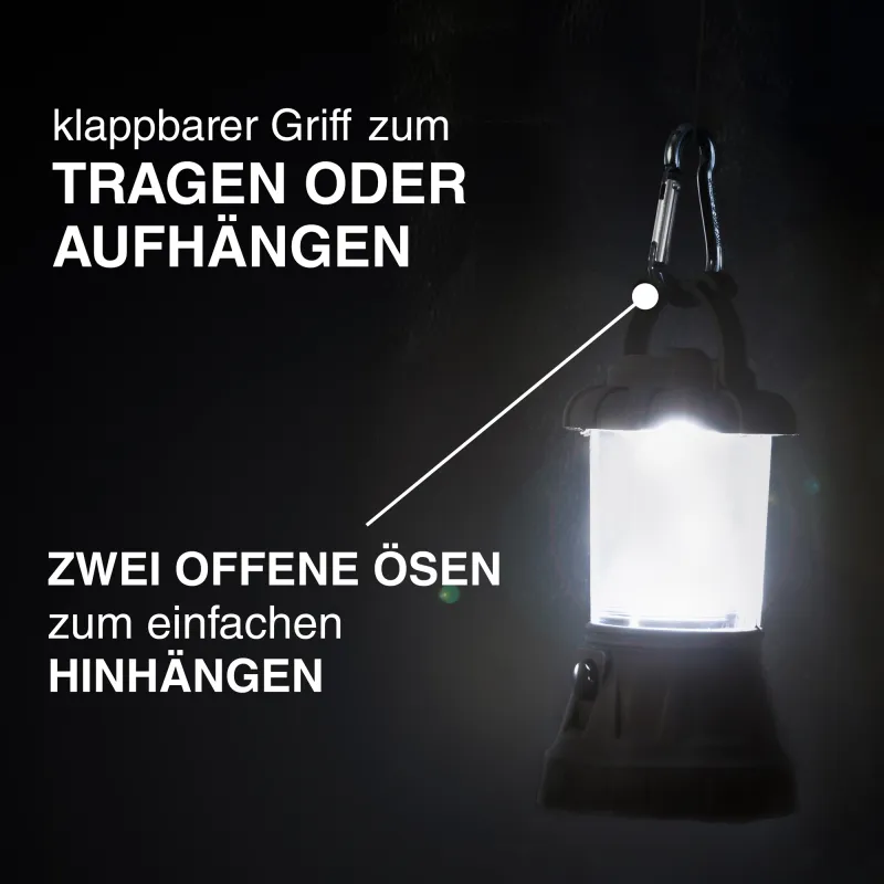 Camping LED Lampe rund 15 LED
