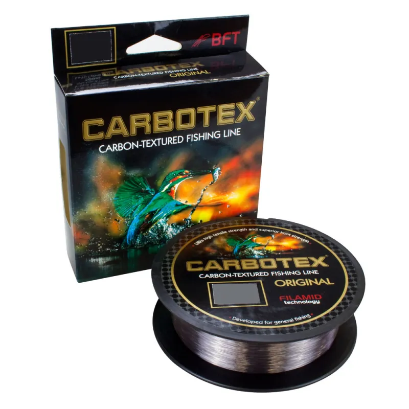Carbotex Das Original 500m - 0,145mm - 2,65kg - carbon grau