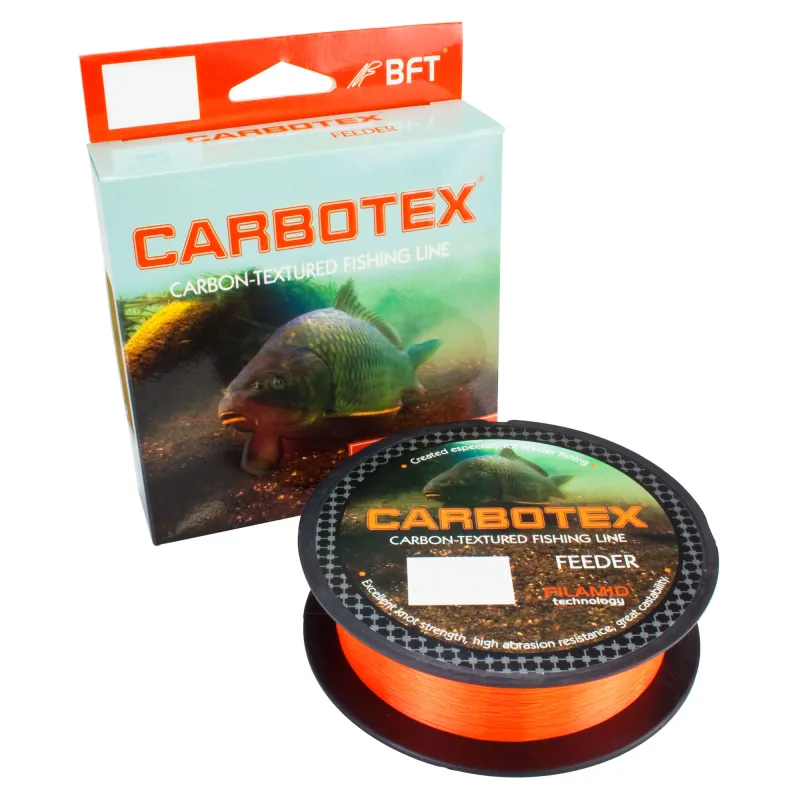 Carbotex Feeder Sink 250m - 0,18mm - 4,55kg - fluo orange