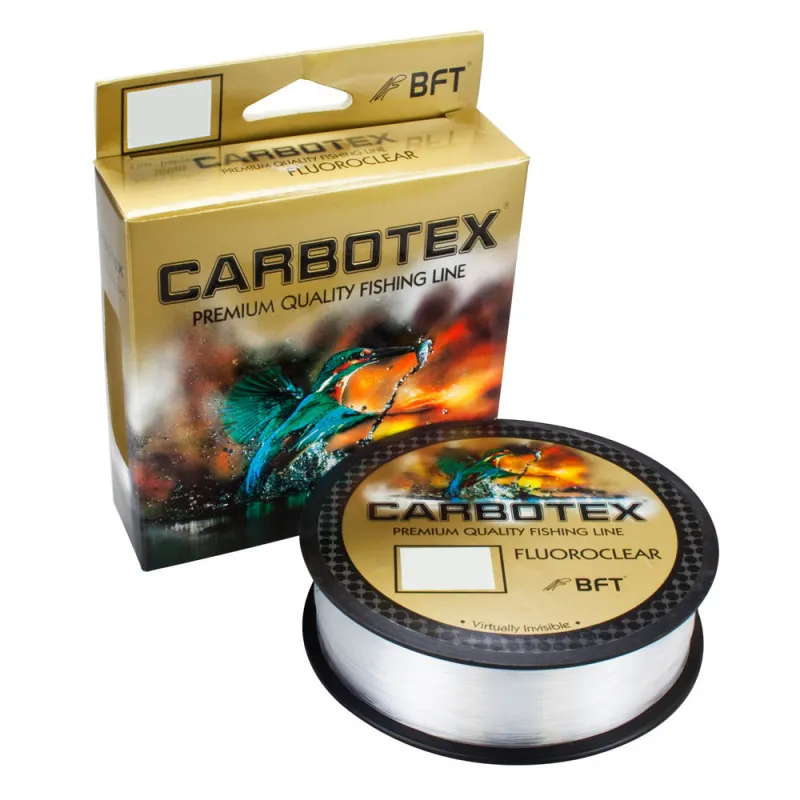 Carbotex Fluoroclear 300m - 0,19mm - 5,1kg - clear/transparent
