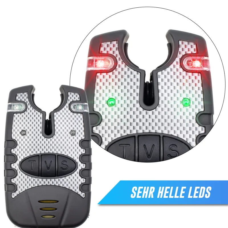 Carp Force Starter Pack 3 x Helius Runner III + 3 x Karpfenrute Black Phantow II + 3 x Bissanzeiger