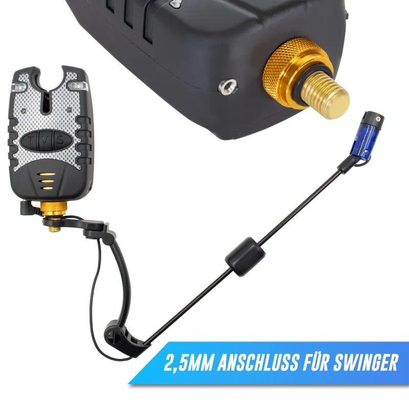 Carp Force Starter Pack Helius Runner III + Karpfenrute Black Phantow II + Bissanzeiger