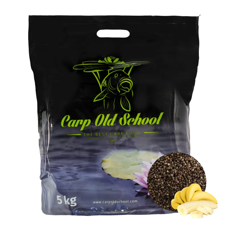 Carp Old School Hanfsaat (Aromatisiert) 5kg - Banana