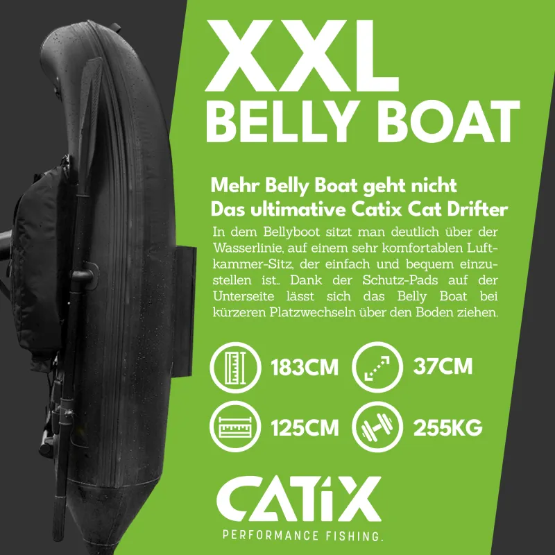 Catix Cat Drifter Belly Boat Bundle