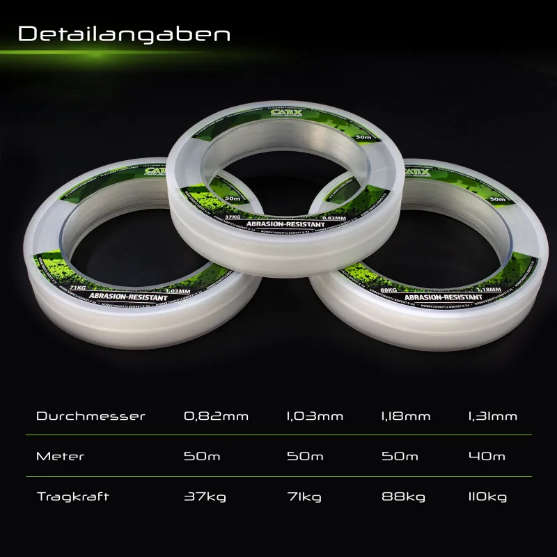 Catix FC-X Leader 50m - 1,03mm - 71kg - kristallklar