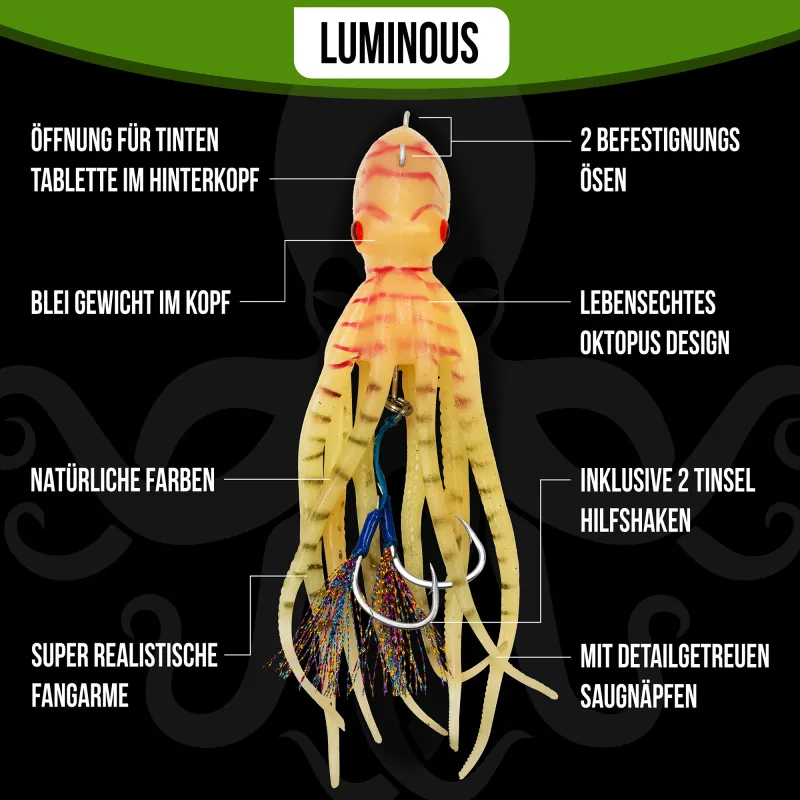 Catix Oktopus Teaser 180g - Luminous