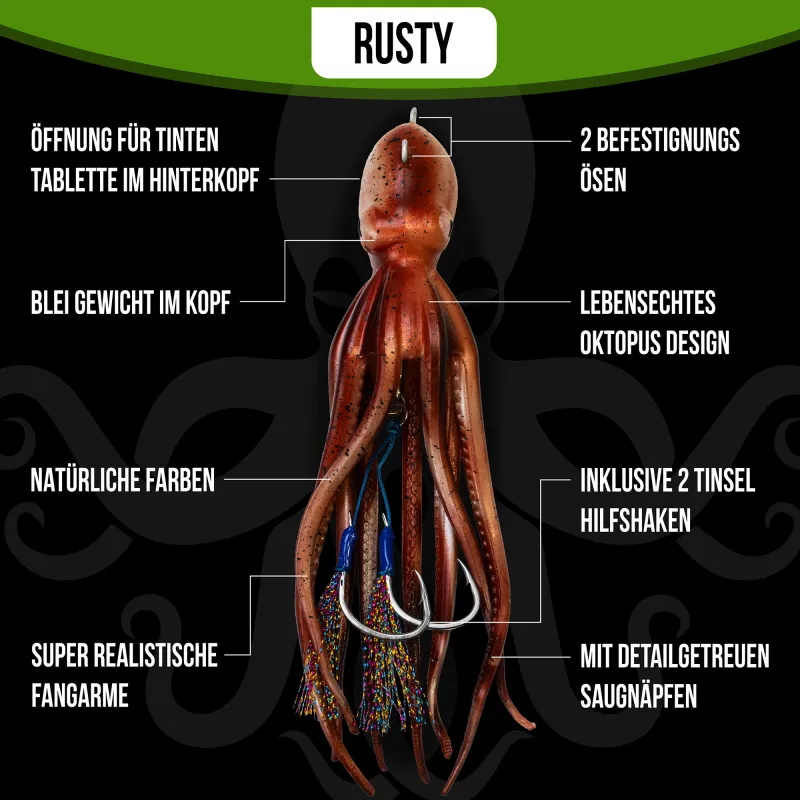 Catix Oktopus Teaser 180g - Rusty