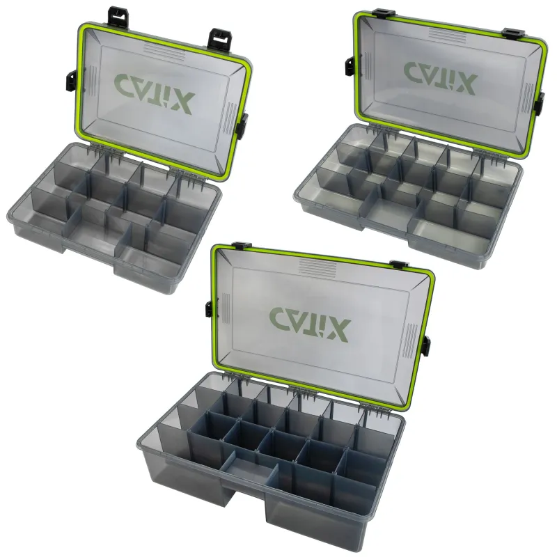 Catix Tackle Container , Clear Organize Set & Lure Boxen Bundle