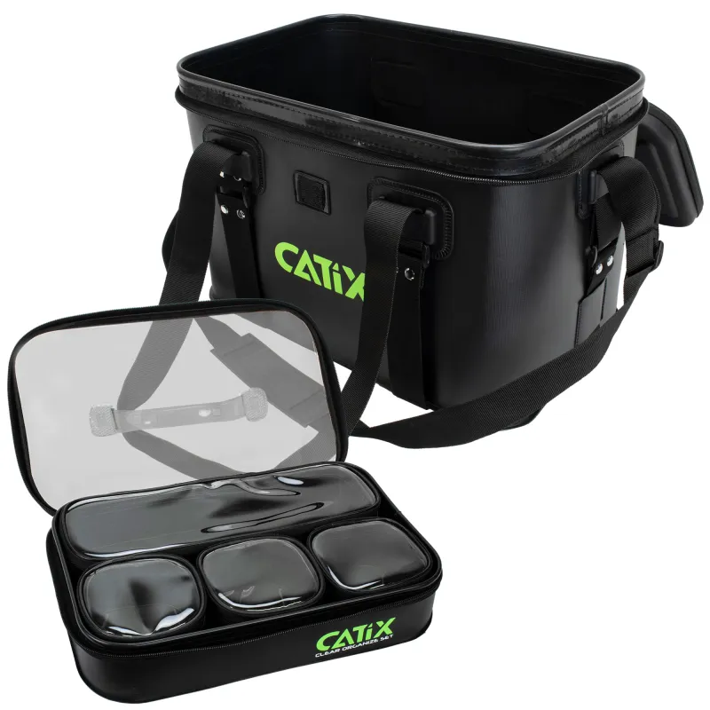 Catix Tackle Container , Clear Organize Set & Lure Boxen Bundle