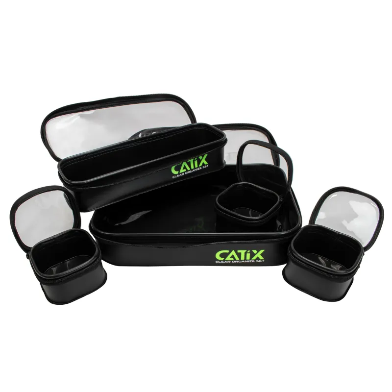 Catix Tackle Container , Clear Organize Set & Lure Boxen Bundle