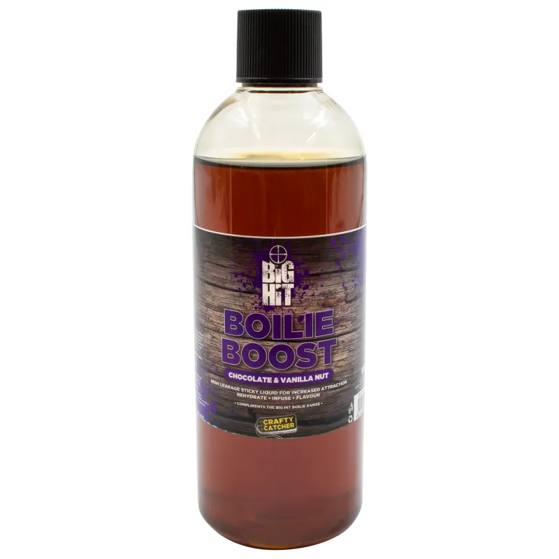 Crafty Catcher Big Hit Boilie Boost Chocolate & Vanilla Nut - 500ml