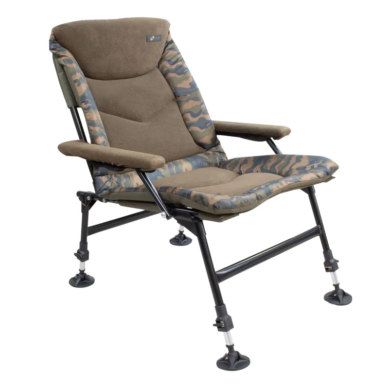 Cyprinus Stealth Camo Fishing Arm Chair