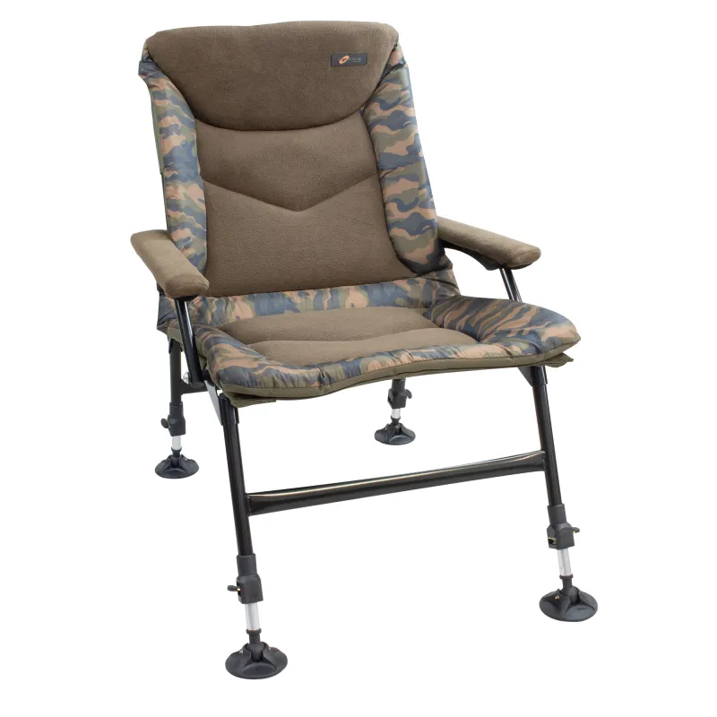 Cyprinus Stealth Camo Fishing Arm Chair