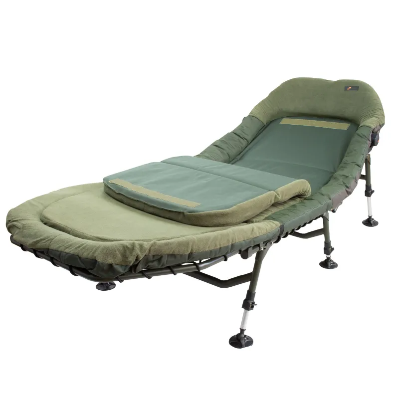 Cyprinus Tilt Memory Foam Carp Fishing 6 leg Bedchair 206 x 82 cm - 130 KG