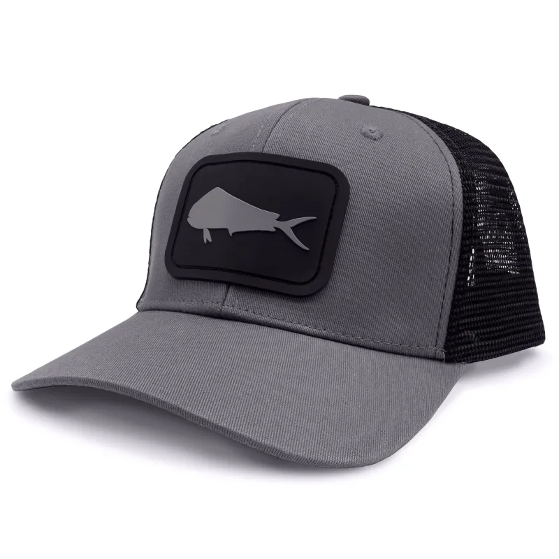 Dein Lieblingsangler DLA Trucker/Mesh Cap grau - Mahi Mahi - Gr.uni