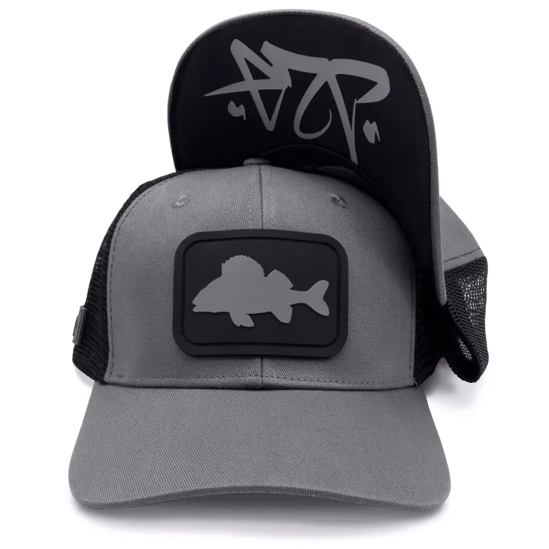Dein Lieblingsangler DLA Trucker/Mesh Cap grau - Perch - Gr.uni