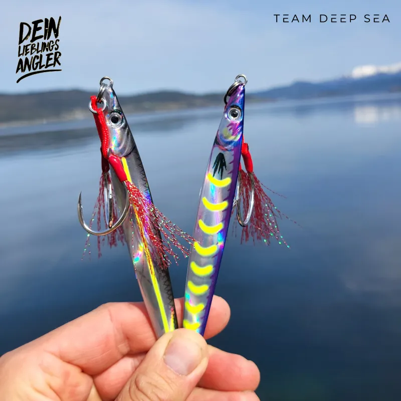 Dein Lieblingsangler DLA Ugly Speed Jig 100g - Neon Baitfish - 1Stück