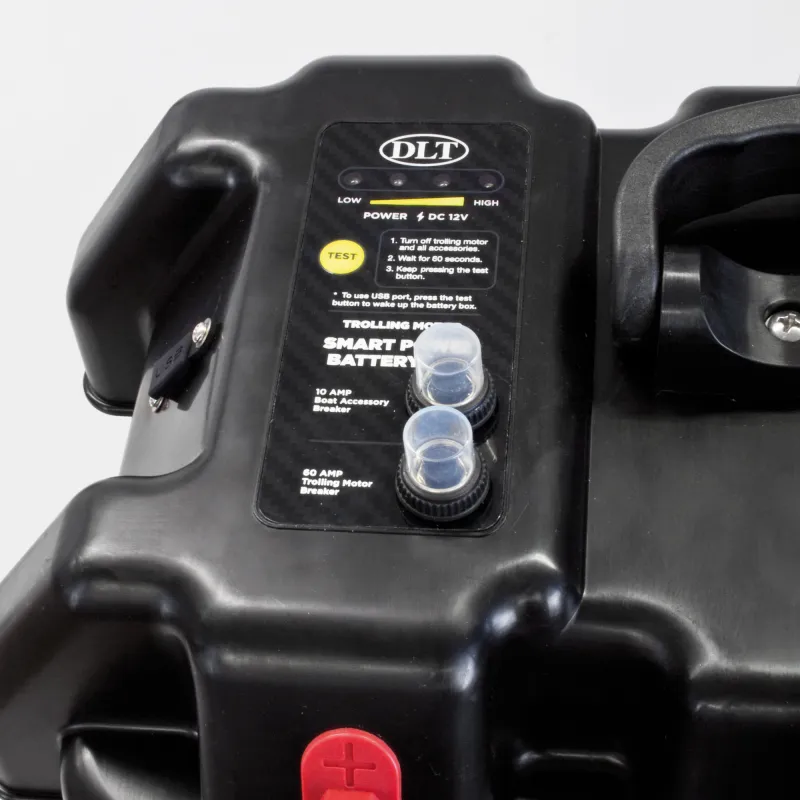 DLT Batterie Powerbox mit Batteriestandsanzeige und USB Ladeanschluß