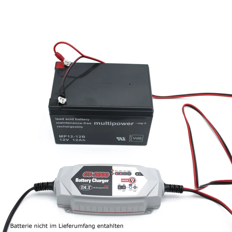 DLT CT-2000 12V Vollautomatisches Batterieladegerät