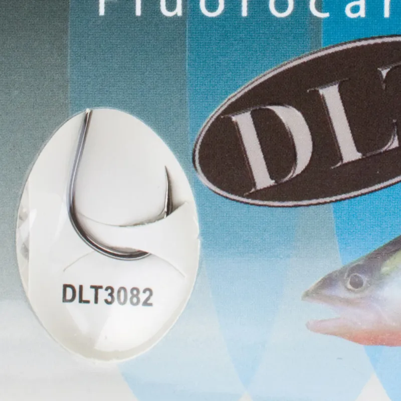 DLT Fluorocarbon gebundene Owner Dropshot Mosquito Haken Gr. 4 Gr. 4 - 0,25mm - 5 Stück