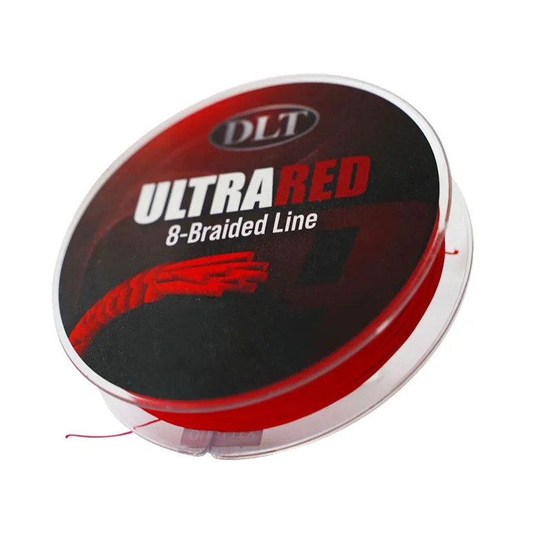 DLT UltraRed-8 Braided Line 200m - 0,18mm - rot